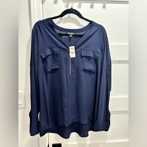 Express Navy Blouse